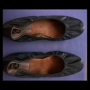 Lanvin Patent Leather Ballet Flats